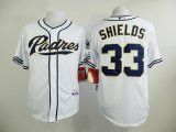 San Diego Padres #33 James Shields white mlb Jerseys