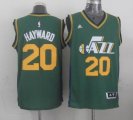 2015 Utah Jazz #20 Gordon Hayward green adidas nba Jersey