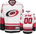 Reebok Carolina Hurricanes Customized White Road Authentic Man NHL Jersey