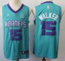 Charlotte Hornets Kemba Walker #15 green nba basketball Jersey-S8