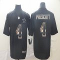 Dallas Cowboys #4 Dak Prescott black Nike Color Rush Limited Jersey Goddess Fashion Edition