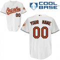 Baltimore Orioles Home Custom White MLB MLB Jersey