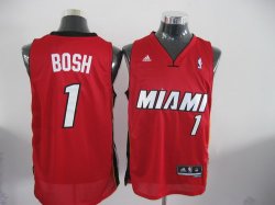 Miami Heat #1 Chris Bosh Red NBA Revolution 30 Jerseys