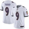 Baltimore Ravens #9 Tucker Nike white Color Rush Limited Jersey