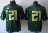 Oregon Ducks LaMIchael 21# JAMES green colleage jersey