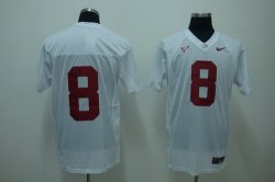 NCAA 8# White Jerseys