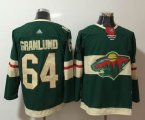 Adidas Minnesota Mikael Granlund green Ice hockey jersey