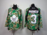 Toronto Maple Leafs #3 Dion Phaneuf green camo nhl jerseys