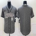 Nike New York Yankees blank Hemp grey majestic baseball MLB jerseys -BD 01