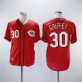 Cincinnati Reds #30 Ken Griffey red throwback baseball jersey(1)