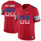 Custom Ohio State red college football Color Rush Limited Jersey