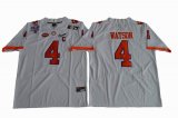 2017 Men Clemson Tigers DeShaun Watson 4 Diamond Quest Limited Jersey - White