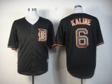 MLB Detroit Tigers 6 kaline Black Fashion Jersey