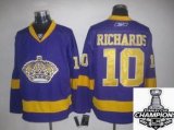 2014 NHL champion Jerseys LOS ANGELES KINGS 10 purple