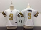 Nike New Orleans Saints #9 Drew Brees white toddler nfl jersey