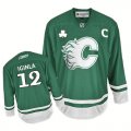 NHL Calgary Flames #12 Iginla green Jersey