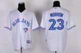 Toronto Blue Jays 23 Brandon Morrow White MLB Jersey