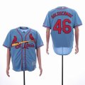 St Louis Cardinals #46 Paul Goldschmidt skyblue majestic baseball Jersey