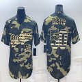 Los Angeles Dodgers #50 Mookie Betts green usa flag camo majestic baseball Jerseys-BD