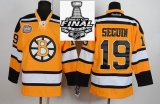 2013 NHL Stanley Cup Boston Bruins 19 Seguin yellow new jersey