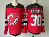 2017 Adidas New Jersey Devils #30 Martin Brodeur Red hockey Jersey