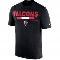 Atlanta Falcons Nike Sideline Legend Staff Performance T-Shirt - Black