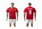 2015-2016 Guangzhou club ELKESON #9 soccer jersey red