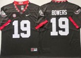 Georgia Bulldogs #19 Brock Bowers black college football jerseys-PNS 01