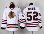 reebok Chicago Blackhawks 52 Brandon Bollig White hockey Jersey