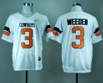 Nike Oklahoma State Cowboys Brandon Weeden 3 White Pro Combat College nfl Jersey