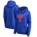 Philadelphia Phillies Women's Plus Sizes Primary Team Logo Pullover Hoodie - Royal