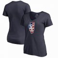 Women's Chicago White Sox Fanatics Branded Navy 2018 Memorial Day Banner State Plus Size V-Neck T-Shirt