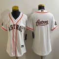 Youth Nike Houston Astros blank beige baseball jerseys -BD