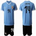 2019-2020 Uruguay national team #14 LODEIRO skyblue jerseys home