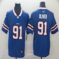 Nike Buffalo Bills #91 Ed Olive Blue Color Rush Limited Jersey