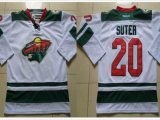 Minnesota Wild Ryan Suter #20 white NHL Jerseys