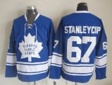 Toronto Maple Leafs #67 Stanleycvp blue nhl jersey