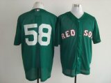 Boston Red Sox Jonathan Papelbon 58# green mlb jersey