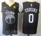 Nike Golden State Warriors #0 Cousins Black nba basketball jerseys-S8