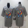 Nike Pittsburgh Steelers #19 Smith-Schuster gray Color Rush Limited Jersey Rainbow version-BD