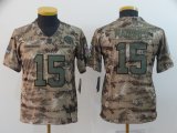 Youth Kansas City Chiefs #15 Patrick Mahomes Nike Camo Salute to Service Limited Jersey