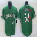 2023 World Cup Mexico #56 Randy Arozarena green majestic baseball jerseys 30