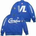 Crenshaw Nipsey Hussle Victory Lap Baseball Jerseys Hip Hop Rap Stitched Jackets-Blue SG