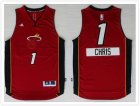 2014 Miami Heat #1 Chris Bosh Red NBA Christmas Jerseys