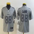 Youth Nike Cowboys #88 CeeDee Lamb gray Color Rush Limited Jersey