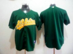 Oakland Athletics Blank Green MLB Jersey