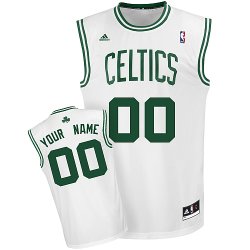 Boston Celtics Custom white adidas Home Jersey for sale