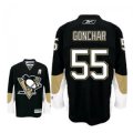 Sergei Gonchar Jersey 55 Black Pittsburgh Penguins Jerseys