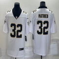 Nike New Orleans Saints #32 Tyrann Mathieu White Color Rush Limited Jersey