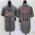 Nike Houston Astros #10 Yuli Gurriel Hemp grey majestic baseball jerseys Joint name -BD